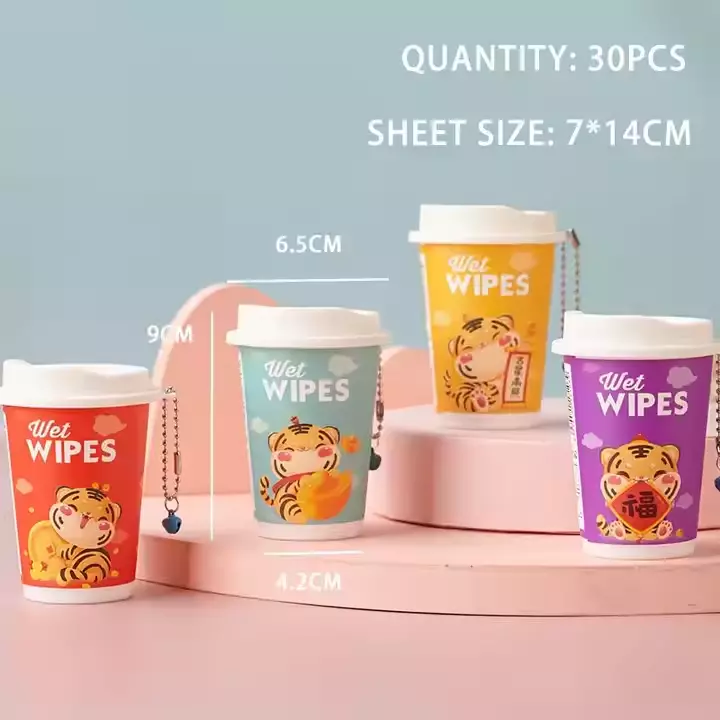 Mini boleh tisu basah